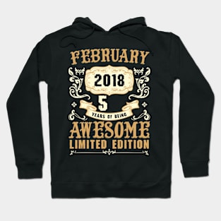 February 2018 5 Years Of Being Awesome Limited Edition Hoodie